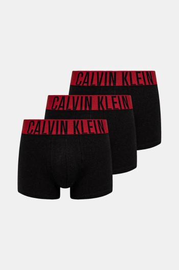 Boxerky Calvin Klein Underwear 3-pak pánske, čierna farba, 000NB3608A