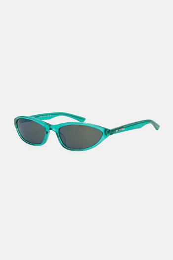 Slnečné okuliare Balenciaga dámske, zelená farba, BB0402S