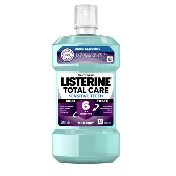 Listerine Ústna voda kompletnej starostlivosti pre citlivé zuby Total Care Sensitive Teeth 500 ml