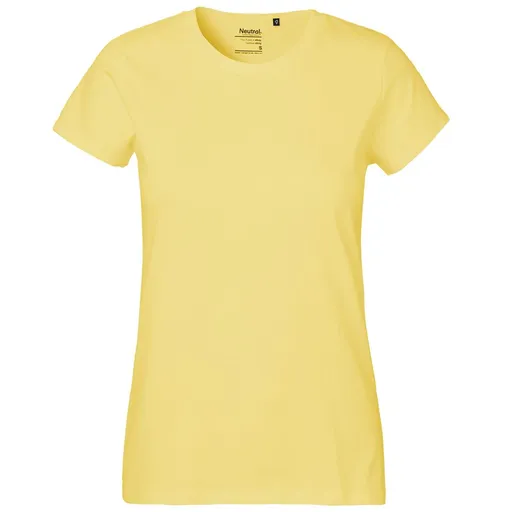 Neutral Dámske tričko Classic z organickej Fairtrade bavlny - Dusty yellow | XS