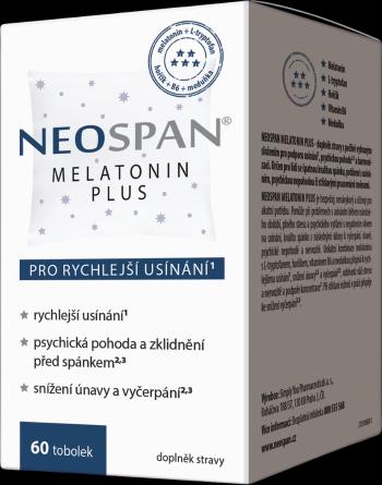 NEOSPAN melatonin plus 60 tvrdých kapsúl