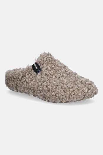 Papuče Verbenas YORK CURLY béžová farba, 5860500660