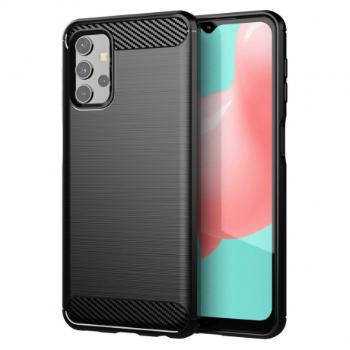 MG Carbon Case Flexible silikónový kryt na Samsung Galaxy A32 5G, čierny