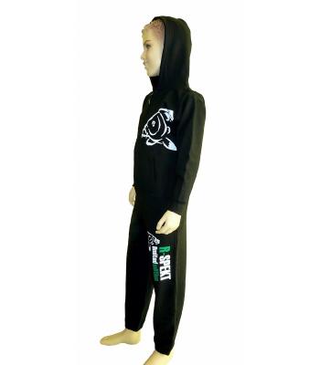 R-spekt detská tepláková súprava carper kids black - 9-10 rokov