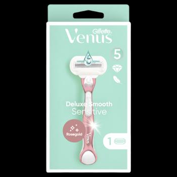 GILLETTE VENUS Deluxe Smooth Sensitive Rose Gold holiací strojček