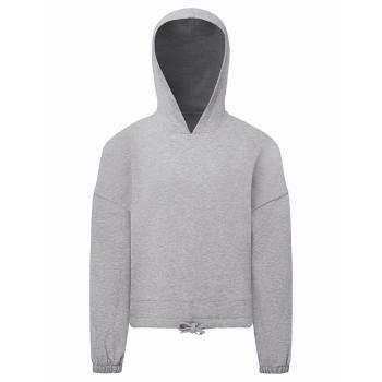 TriDri® Detská oversize mikina z recyklovaného materiálu - Šedý melír | 7-8 rokov