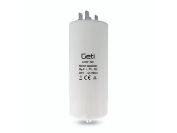 Kondenzátor rozbehový motorový 30uF 450V GETI GMC 30F