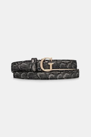Kožený opasok Guess dámsky, čierna farba, BW9222 P5220
