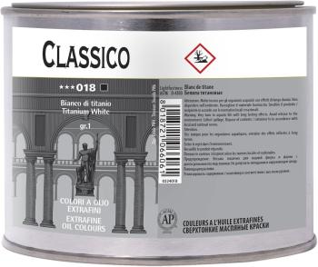 Maimeri Classico Olejová farba Titanium White 500 ml 1 ks