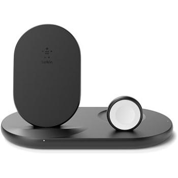 Belkin BOOST CHARGE 3 v 1 Bezdrôtové nabíjanie na iPhone/Apple Watch/AirPods, čierny (WIZ001vfBK)