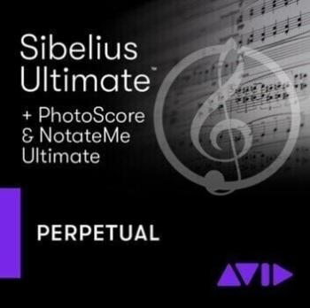 AVID Sibelius Ultimate Perpetual New License + PhotoScore + NotateMe (Digitálny produkt)