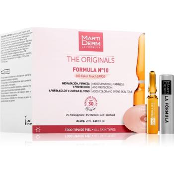 MartiDerm The Originals Formula Nº10 HD Color Touch hydratačné pleťové sérum s vitamínom C SPF 30 30x2 ml
