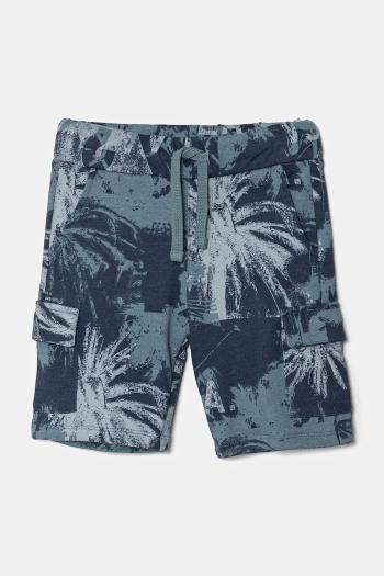 Detské bavlnené šortky Guess tmavomodrá farba, nastaviteľný pás N5RD05 KA6R4
