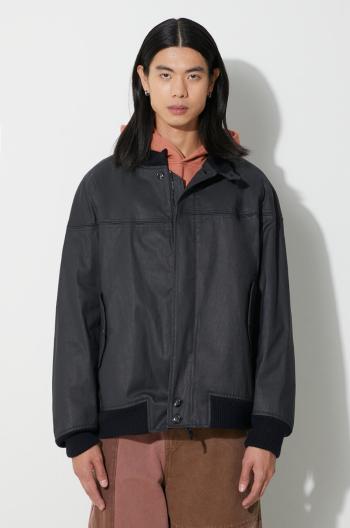 Bunda Baracuta Cotton PU Derby pánska, tmavomodrá farba, prechodná, BRCPS0985