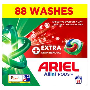 ARIEL Allin1 PODS +, Extra stain removal, kapsule na pranie 88 ks