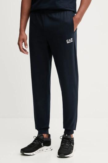 Tepláky EA7 Emporio Armani čierna farba, s potlačou, PJVRZ.8NPP66