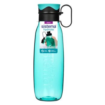 SISTEMA Hydrate Tritan fľaša Traverse so slamkou zelená 650 ml