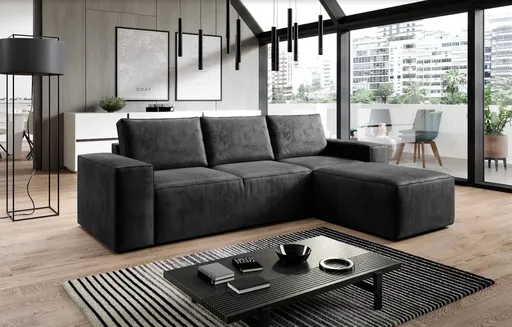 ArtElta Rohová sedacia súprava SILLA | pravá farebné prevedenie: Nube 06