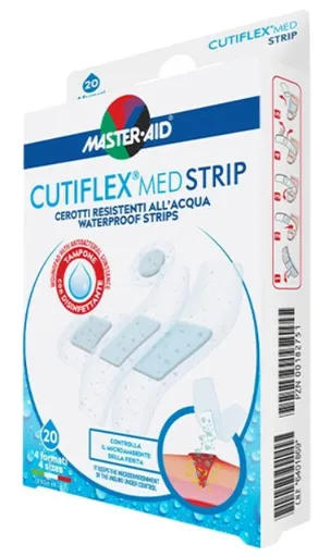 CUTIFLEX Med Náplasti do vody 4 veľkosti 20 ks