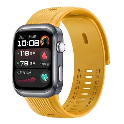 SILICONE 3PCS Vymeniteľný remienok pre Huawei Watch D2 žltý