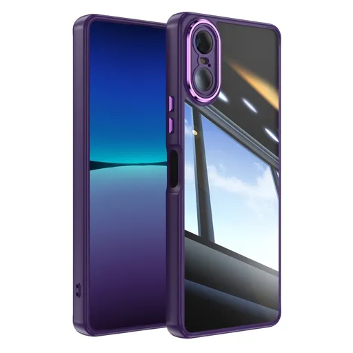 ACRYLO Ochranný kryt pre Sony Xperia 10 VI fialový
