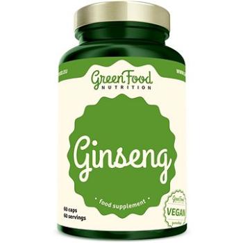 GreenFood Nutrition Ženšen 60 kapsúl (8594193921799)