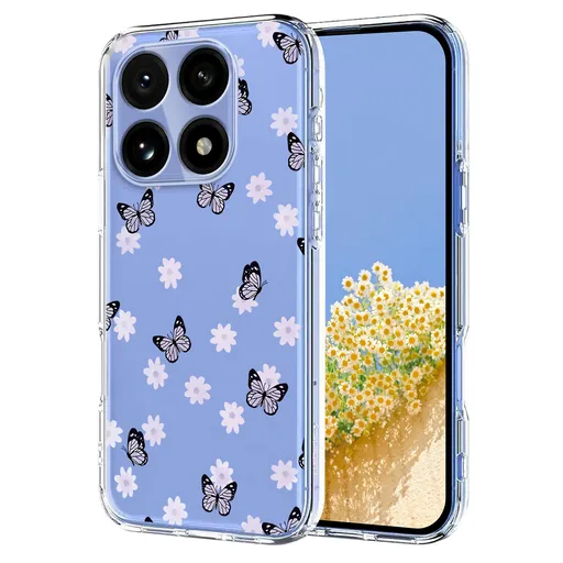 ART TPU Ochranný obal pre Xiaomi 15T BUTTERFLIES