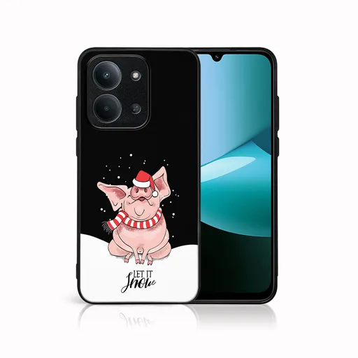 MY ART Kryt s vianočným dizajnom Xiaomi Redmi 15C / Redmi 15C 5G LET IT SNOW (075)