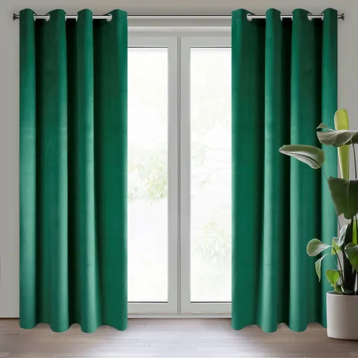 ArtFir Zatemňovací záves PIERRE K | tmavozelená 140 x 250 cm