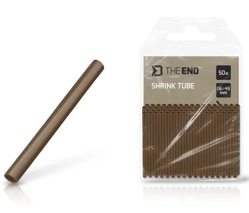 Delphin zmršťovacia hadička theend hnedá 43x1,6 mm 50 ks