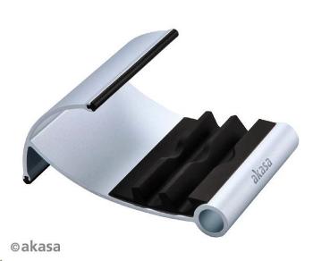 AKASA stojanček na tablet AK-NC054-BK, hliníkový, čierna