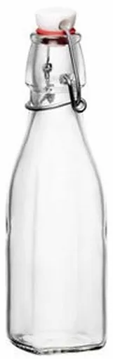 MAKRO - Fľaša s patentom 250ml, 5x20,5cm, sklo