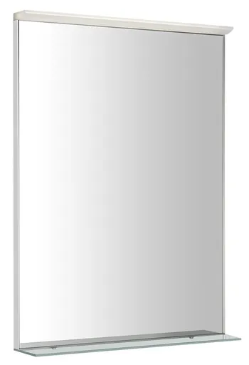 SAPHO - TRAKA zrkadlo s LED osvetlením a poličkou, 60x80cm TK060