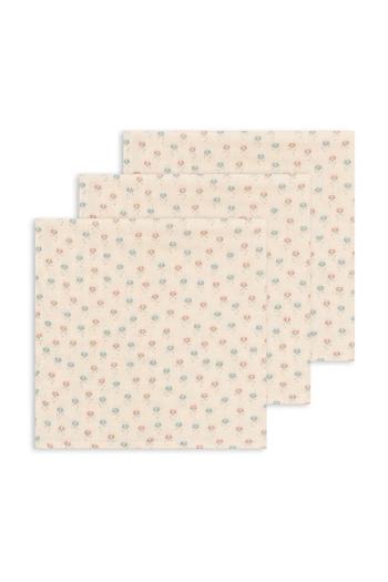 Detská plienka Konges Sløjd 3 PACK MUSLIN CLOTH GOTS 3-pak KS102361