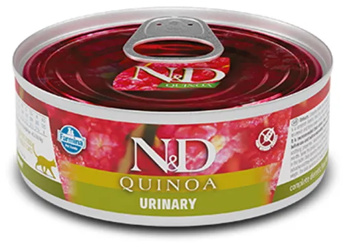 Farmina N&D cat QUINOA urinary konzerva 80g