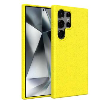 ECO RUBBER Ochranný obal Samsung Galaxy S25 Ultra 5G žltý