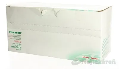 VLIWASOFT KOMPRESY STERILNÉ 5x5cm 6 vrstvové  2ks