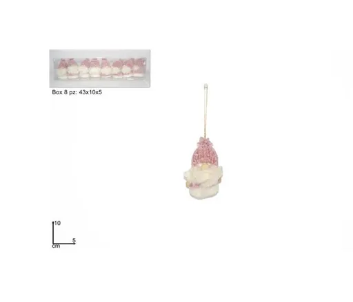 MAKRO - Škriatok vianočný, balenie 8ks, 10cm