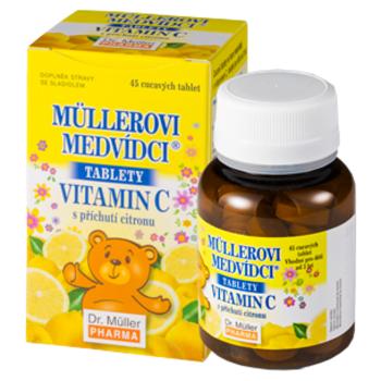 Dr Müller Medvedíky, Vitamín C citrón 45 tabliet