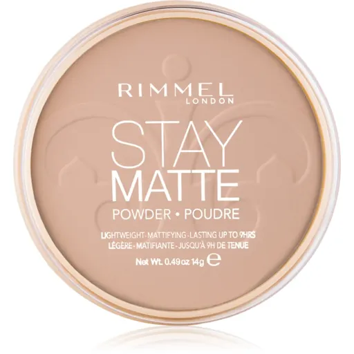 Rimmel Stay Matte púder odtieň 005 Silky Beige 14 g