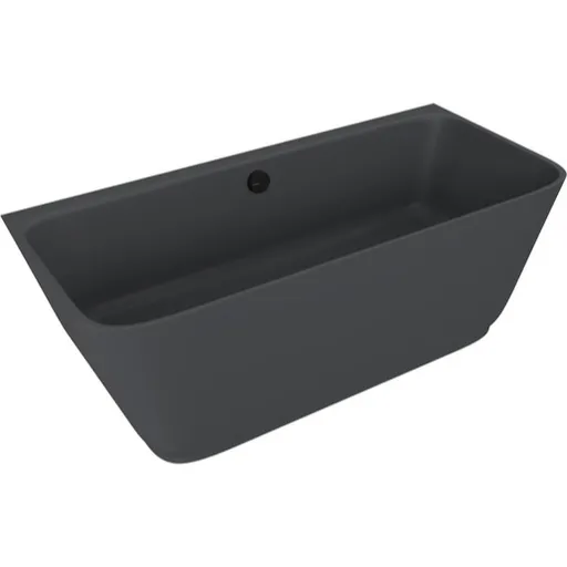 Polysan Skylla voľne stojaca vaňa 169x75 cm liaty mramor ľavá aj pravá antracit antracit 72430.51