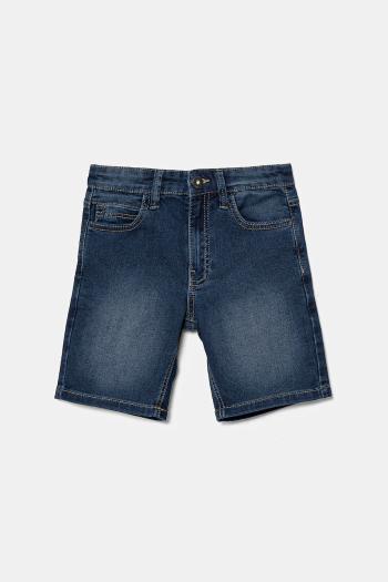 Detské rifľové krátke nohavice Mayoral soft denim tmavomodrá farba, 6203