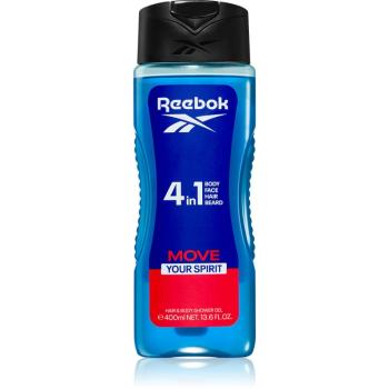 Reebok Move Your Spirit osviežujúci sprchový gél 4 v 1 400 ml