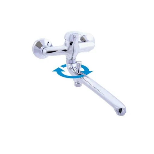 RAV SLEZÁK Sázava vaňová batéria s otočným ramienkom 150 mm chróm SA557.5