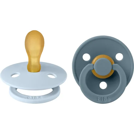 BIBS Colour Size 2: Symmetrical 6+ months cumlík Baby Blue / Petrol 2 ks