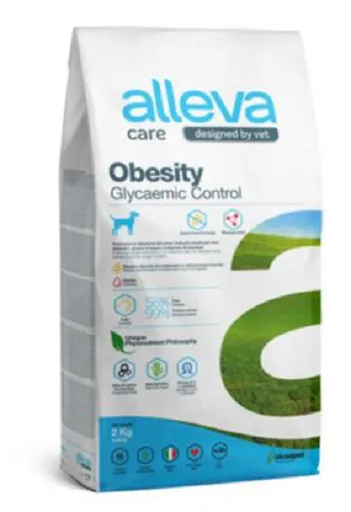 Alleva VET CARE dog adult obesity glycemic control diétne granule pre dospelé psy 12kg