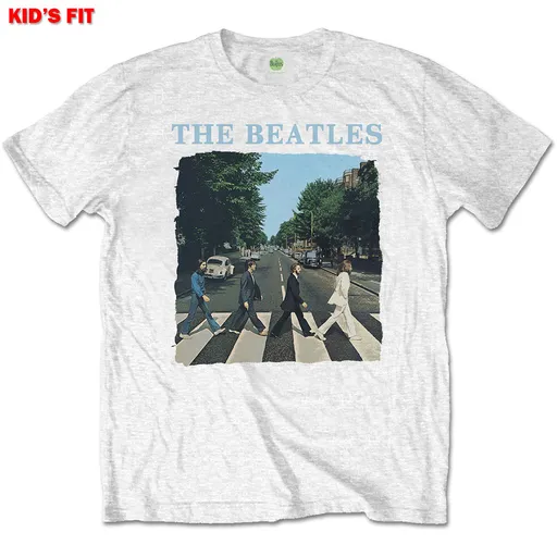 The Beatles tričko The Beatles tričko Abbey Road & Logo Kids White Biela 9 – 10 rokov