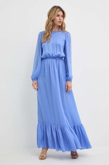 Hodvábne šaty Luisa Spagnoli RUNWAY COLLECTION maxi, áčkový strih, 541114,