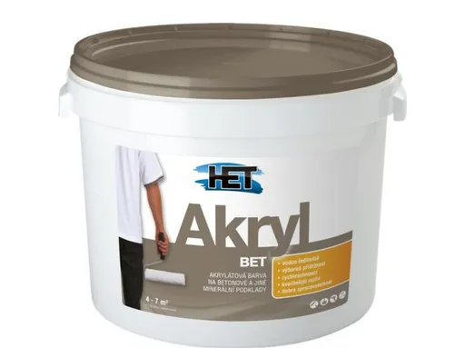 AKRYL BET - Akrylátová farba na betón 0100 - biela 3 kg