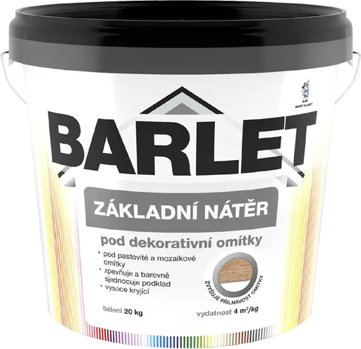 BARLET - Základný náter pod omietky bezfarebný 5 kg